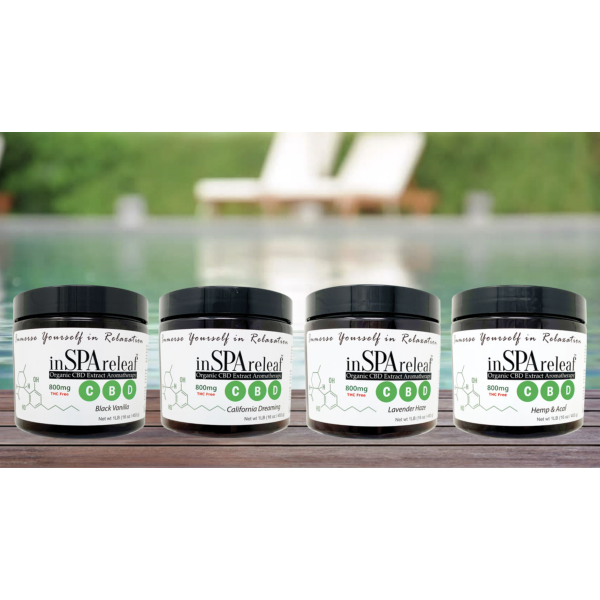inSPAreleaf CBD Aromatherapy - 16oz Crystals 800mg (6pk)