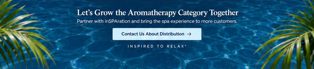 Let's grow the aromatherapy category together. Partner with inSPAration and bring the spa experience to more customers. Contact us about distribution.