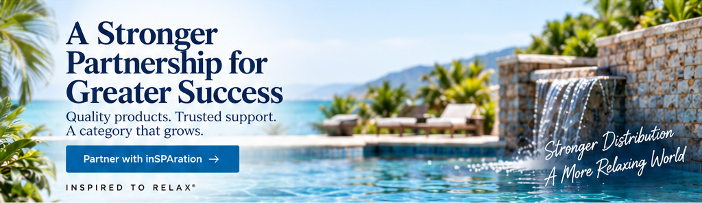 A stronger partnership for greater success. Quality products, trusted support, a category that grows. Partner with inSPAration.